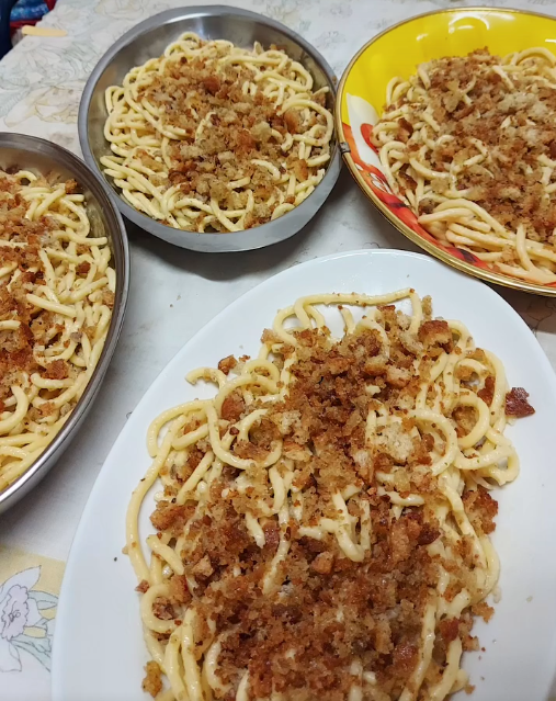 Pici con Briciole di pane - Agriturismo con ristorante Alberese Stella Blu